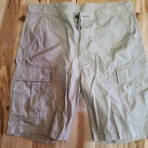 Mens Levi's Khaki Cargo Shorts Size W34